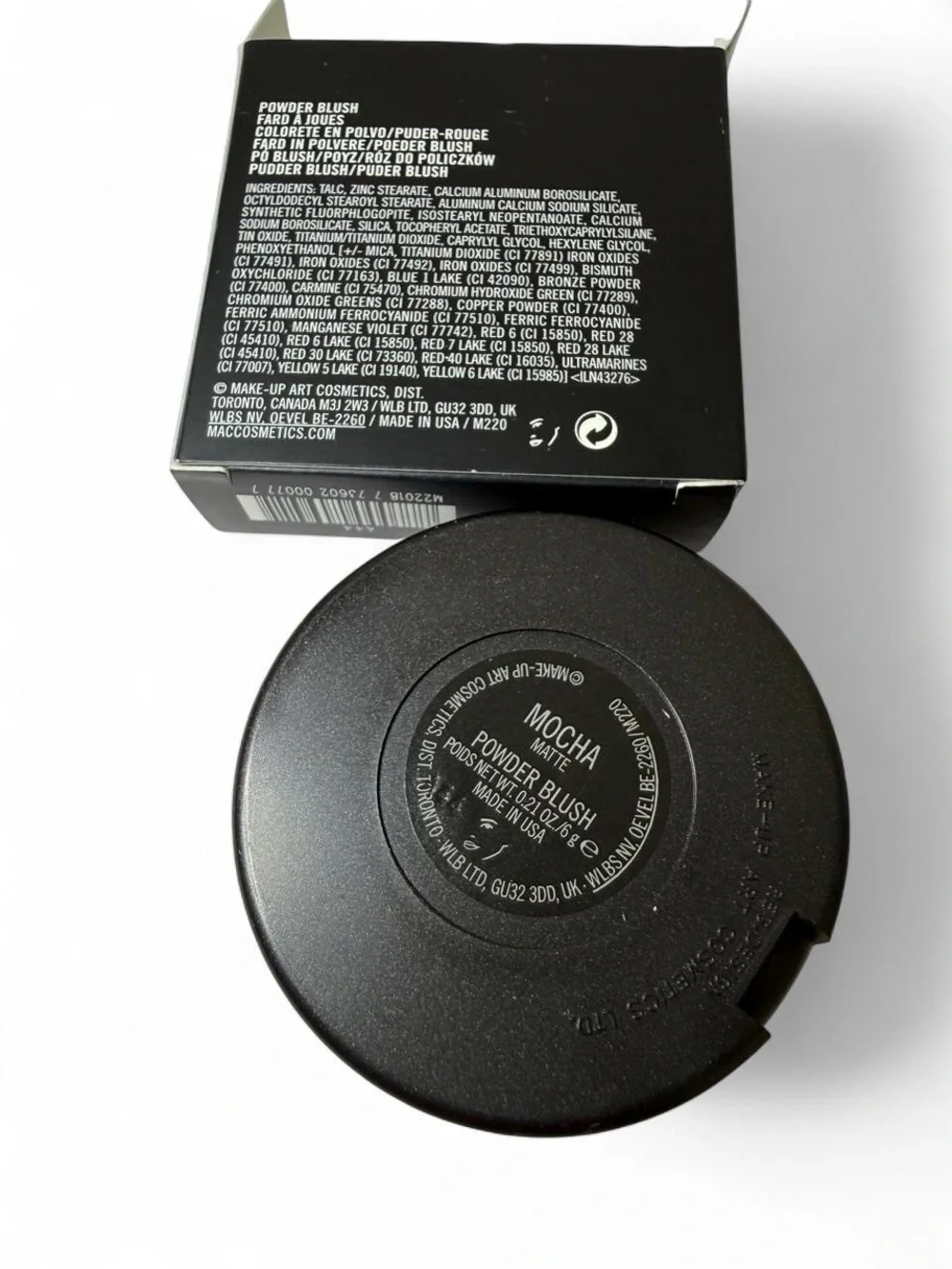 MAC *Discontinued* Matte Powder Blush-Mocha